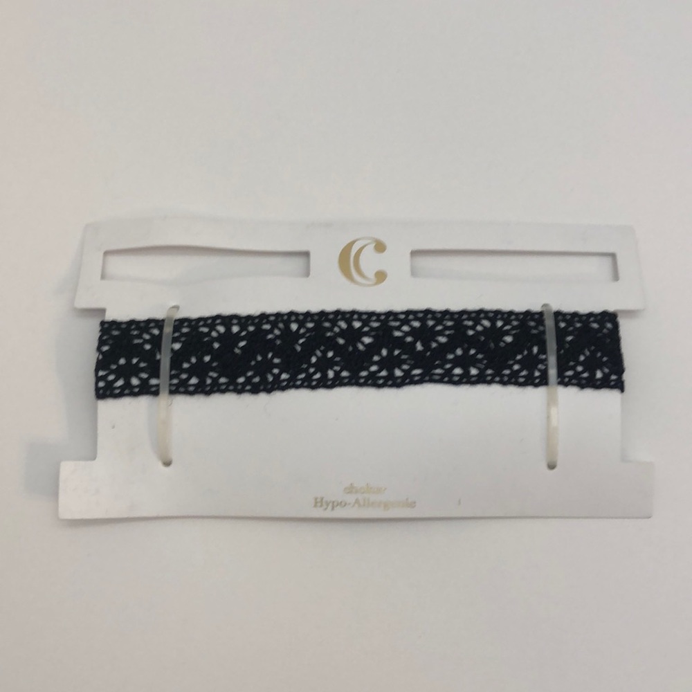 Charming Charlie Black Hypo-Allergenic Choker